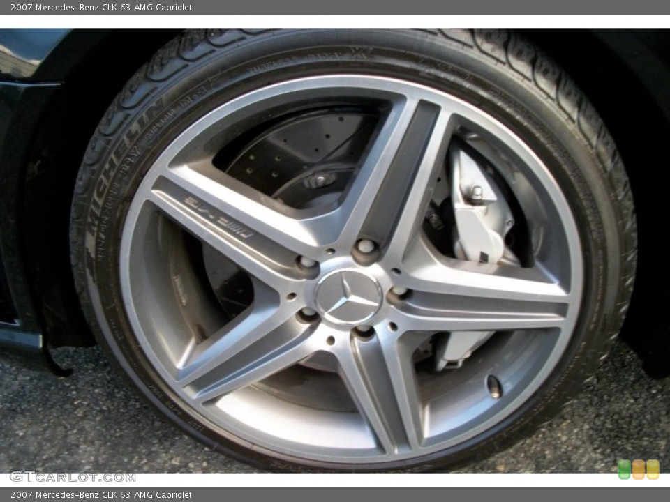2007 Mercedes-Benz CLK 63 AMG Cabriolet Wheel and Tire Photo #74948153