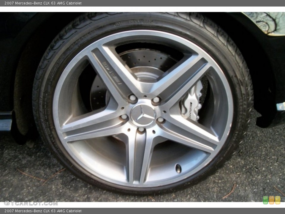 2007 Mercedes-Benz CLK 63 AMG Cabriolet Wheel and Tire Photo #74948176