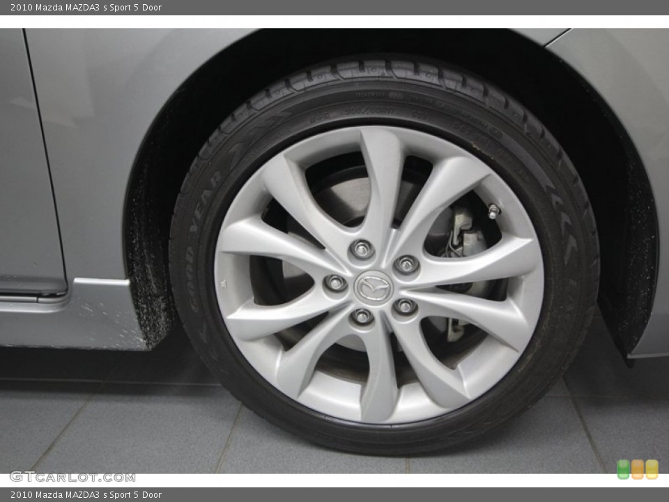 2010 Mazda MAZDA3 s Sport 5 Door Wheel and Tire Photo #74967009