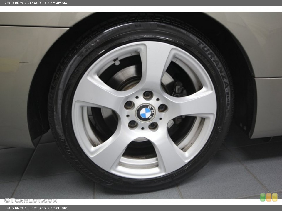 2008 BMW 3 Series 328i Convertible Wheel and Tire Photo #74967565