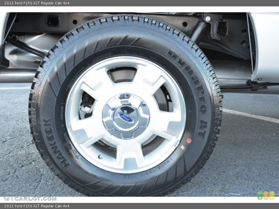 2013 Ford F150 XLT Regular Cab 4x4 Wheel and Tire Photo #74977362