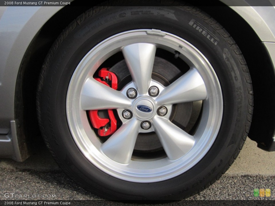 2008 Ford Mustang GT Premium Coupe Wheel and Tire Photo #74977697