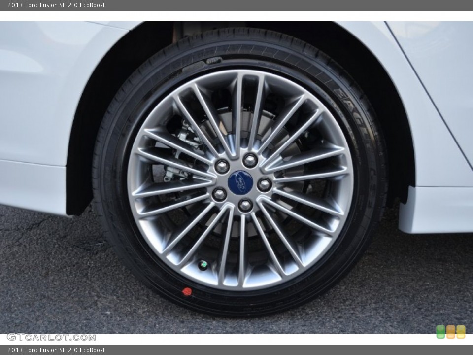 2013 Ford Fusion SE 2.0 EcoBoost Wheel and Tire Photo #74978789