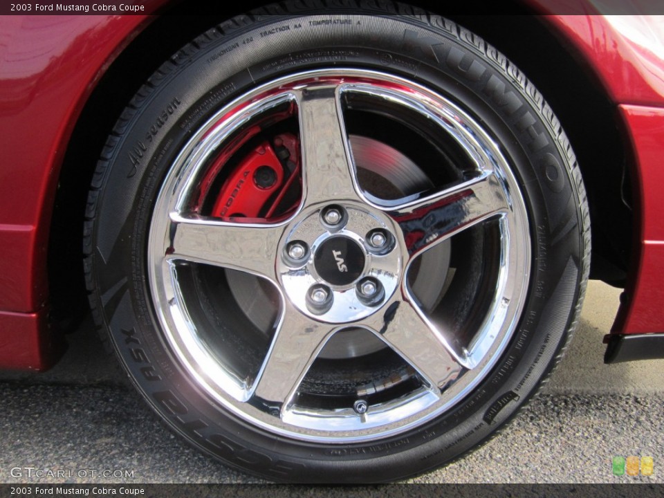 2003 Ford Mustang Cobra Coupe Wheel and Tire Photo #74979214