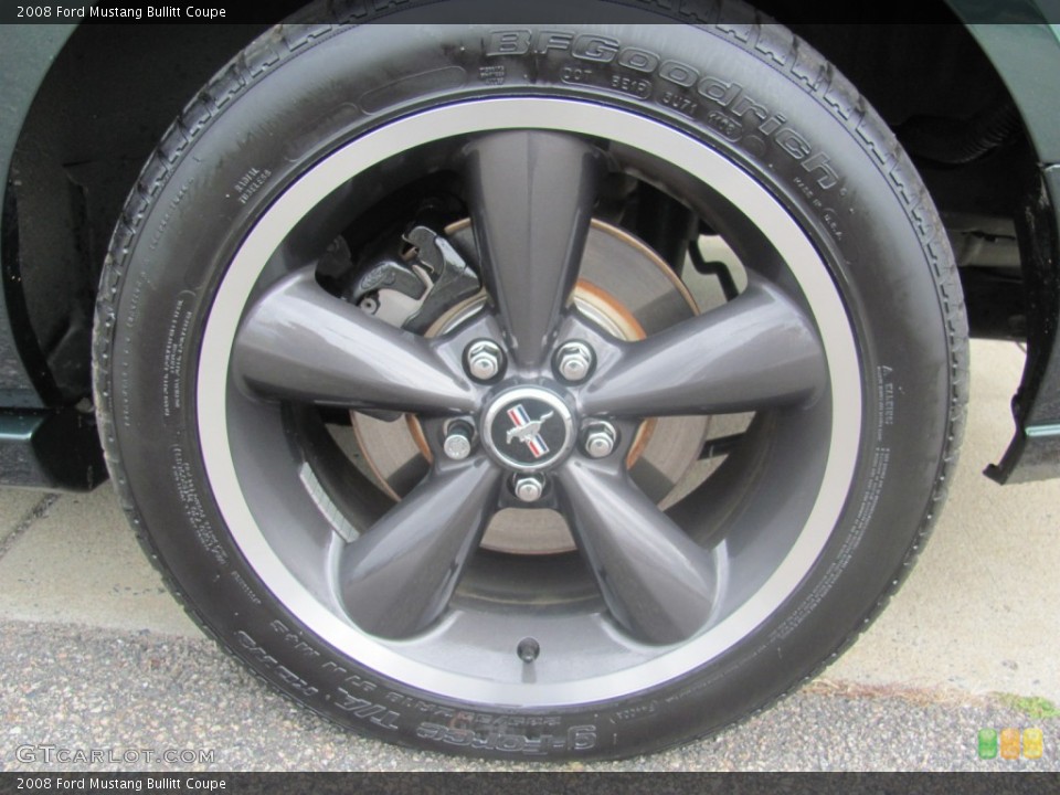 2008 Ford Mustang Bullitt Coupe Wheel and Tire Photo #74981815
