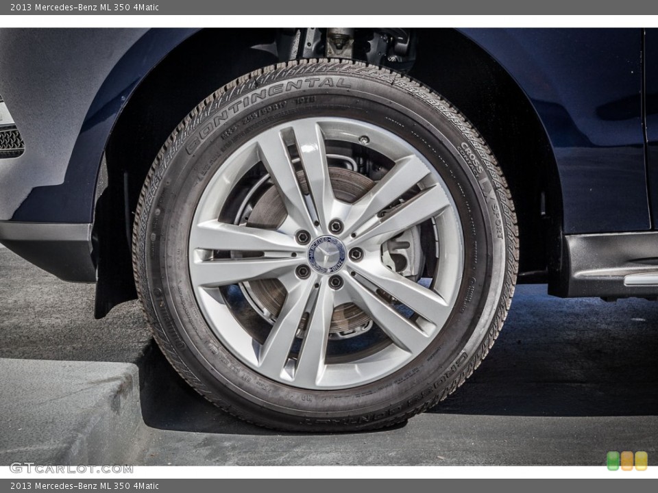 2013 Mercedes-Benz ML 350 4Matic Wheel and Tire Photo #74982404