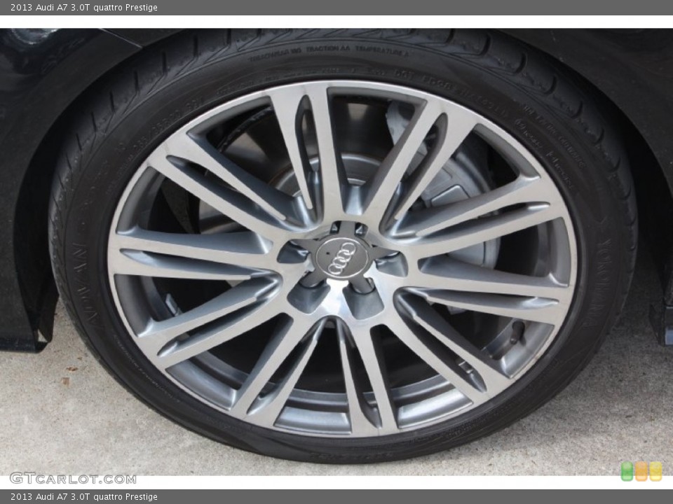 2013 Audi A7 3.0T quattro Prestige Wheel and Tire Photo #74983761