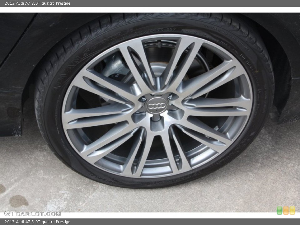 2013 Audi A7 3.0T quattro Prestige Wheel and Tire Photo #74983798