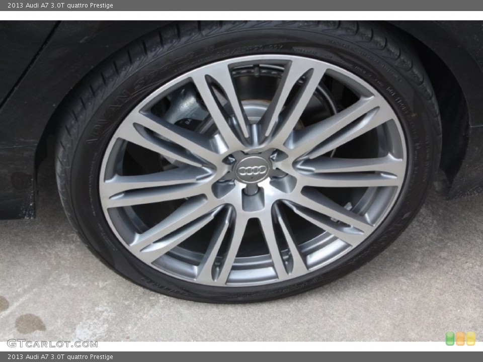 2013 Audi A7 3.0T quattro Prestige Wheel and Tire Photo #74983798