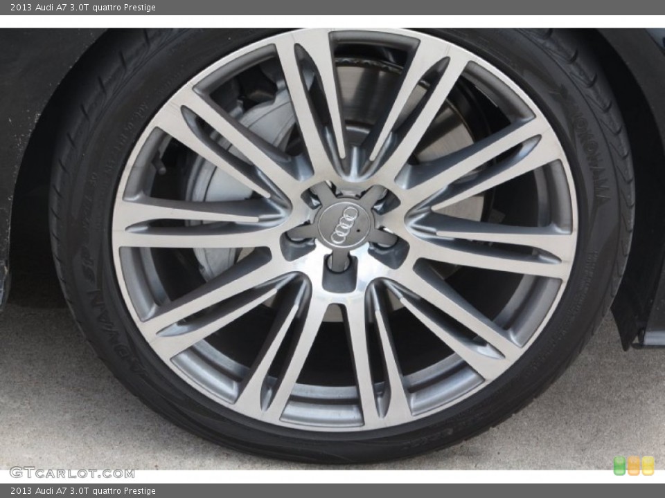 2013 Audi A7 3.0T quattro Prestige Wheel and Tire Photo #74983862