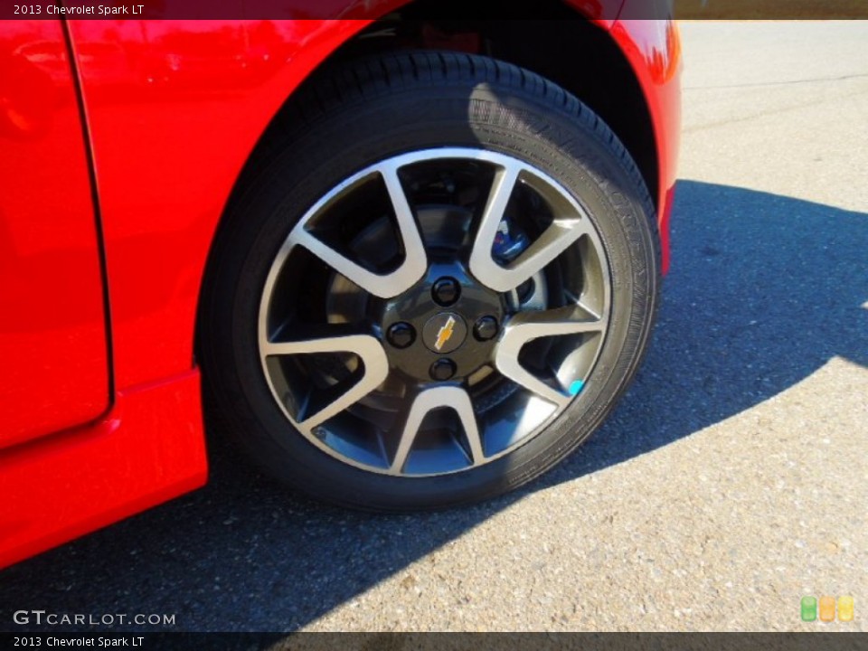 2013 Chevrolet Spark LT Wheel and Tire Photo #74993582