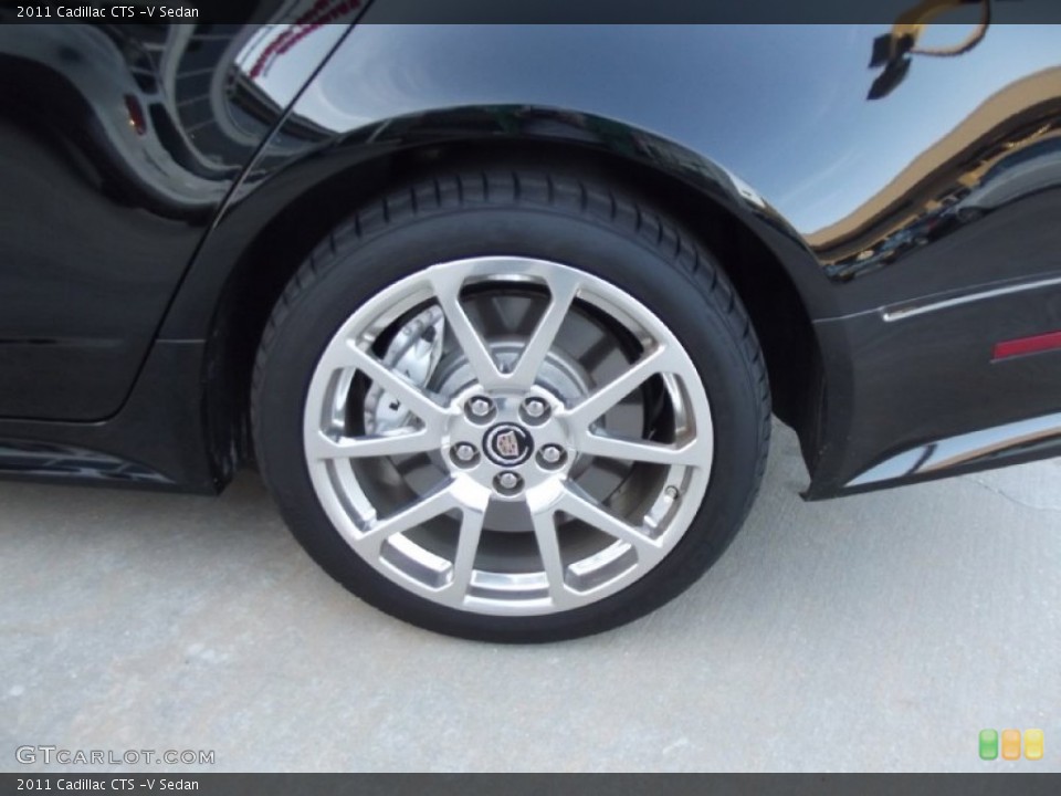 2011 Cadillac CTS -V Sedan Wheel and Tire Photo #74994332