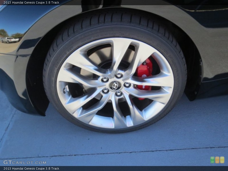 2013 Hyundai Genesis Coupe 3.8 Track Wheel and Tire Photo #74994910
