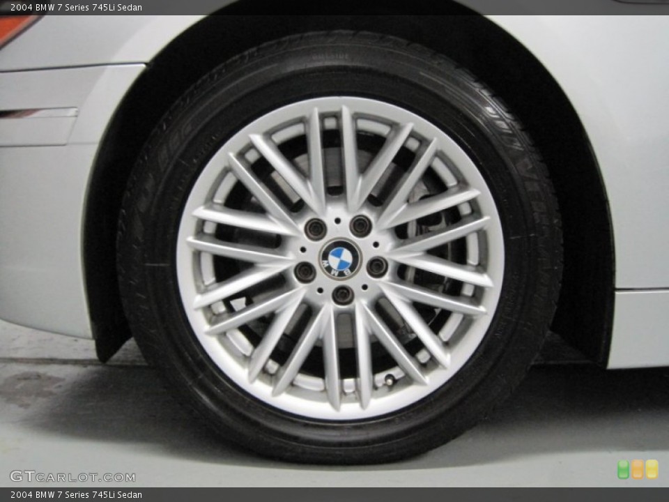 2004 BMW 7 Series 745Li Sedan Wheel and Tire Photo #74998825