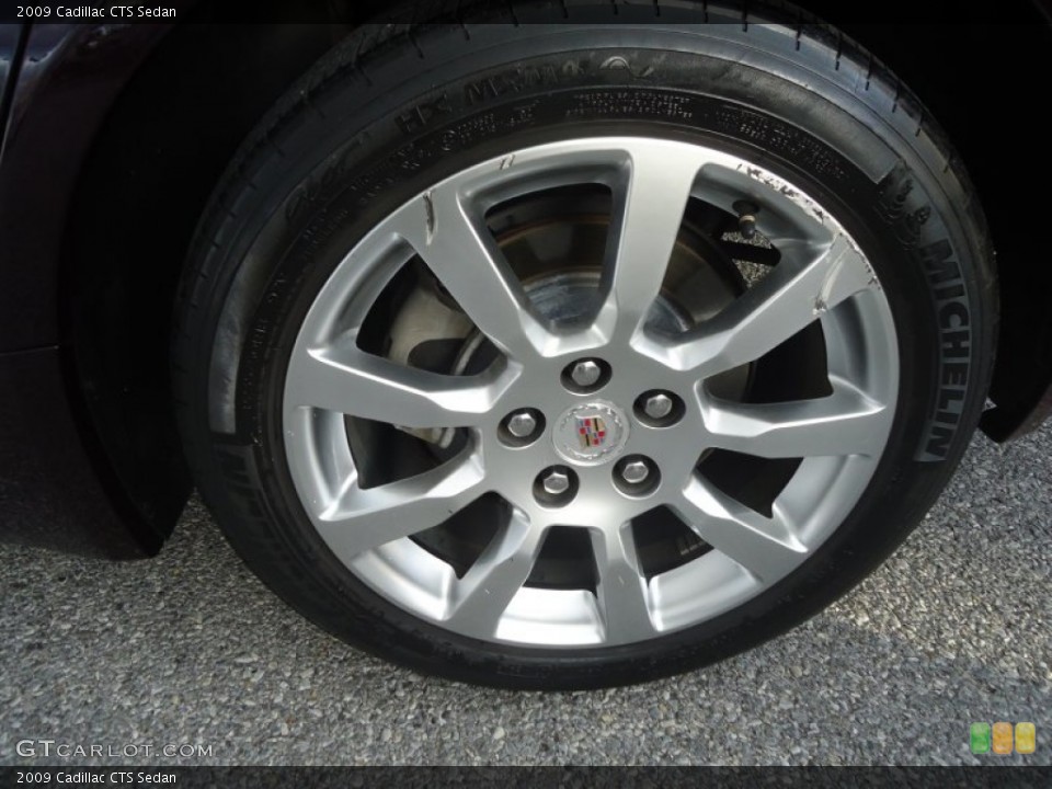 2009 Cadillac CTS Sedan Wheel and Tire Photo #74999088