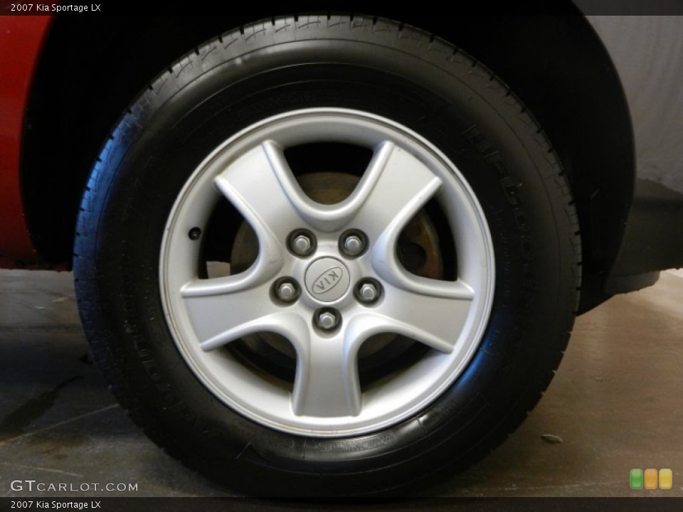 2007 Kia Sportage LX Wheel and Tire Photo #74999198