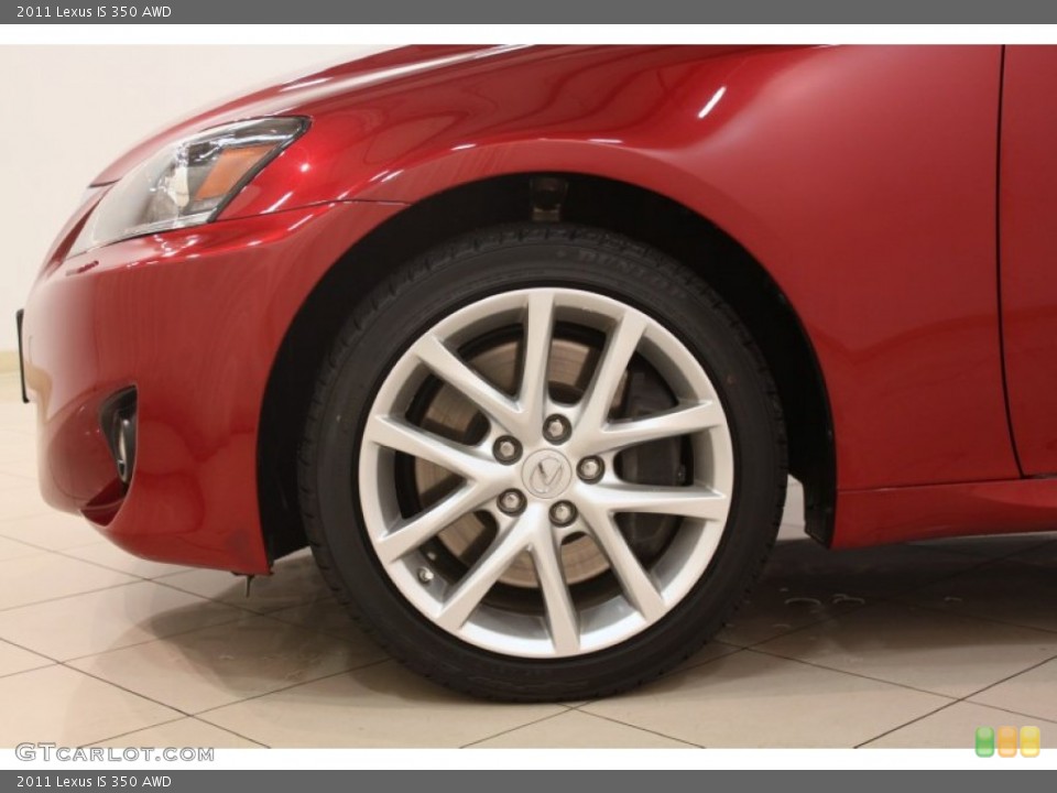 2011 Lexus IS 350 AWD Wheel and Tire Photo #75005663