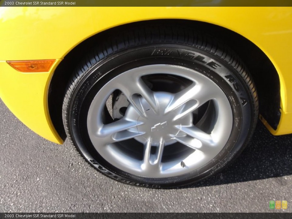 2003 Chevrolet SSR  Wheel and Tire Photo #75006526