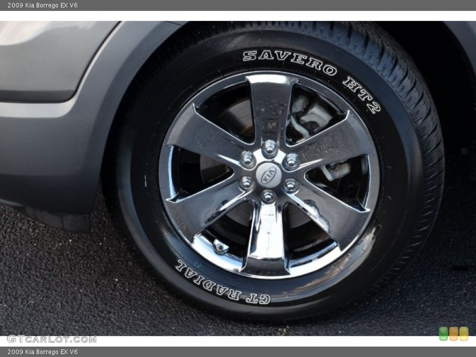 2009 Kia Borrego EX V6 Wheel and Tire Photo #75008075