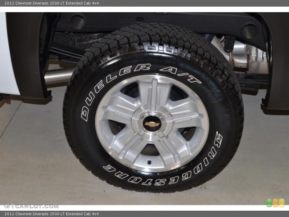 2011 Chevrolet Silverado 1500 LT Extended Cab 4x4 Wheel and Tire Photo #75010312