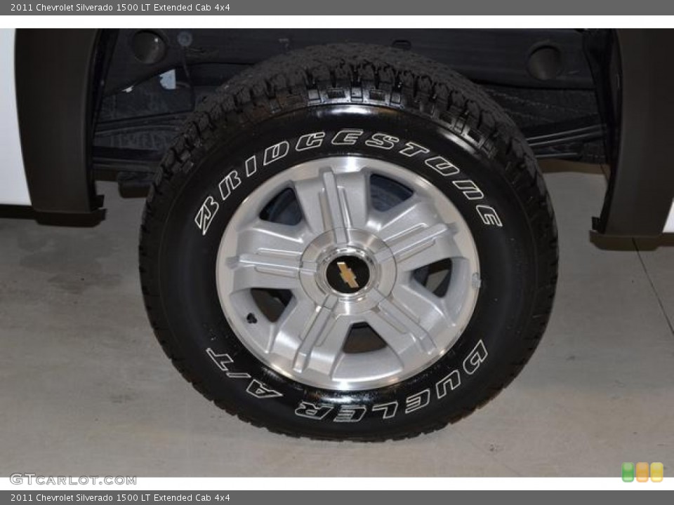 2011 Chevrolet Silverado 1500 LT Extended Cab 4x4 Wheel and Tire Photo #75010587