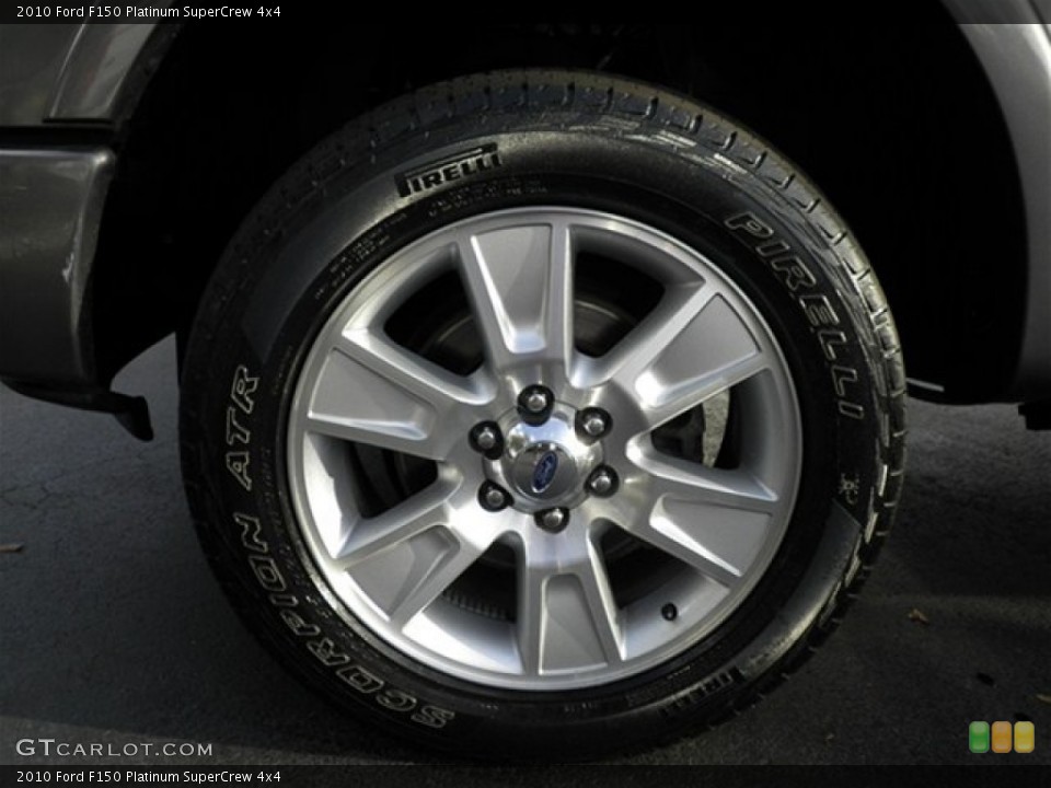 2010 Ford F150 Platinum SuperCrew 4x4 Wheel and Tire Photo #75012604