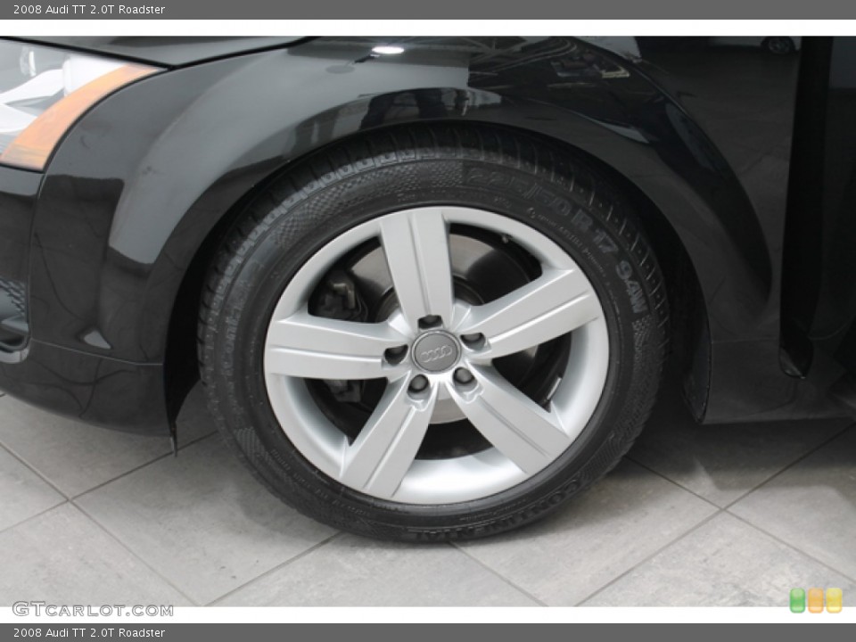 2008 Audi TT 2.0T Roadster Wheel and Tire Photo #75018175