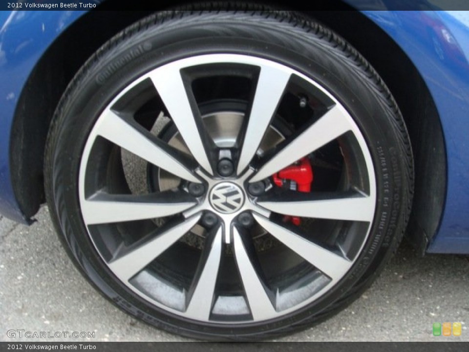 2012 Volkswagen Beetle Turbo Wheel and Tire Photo #75023897