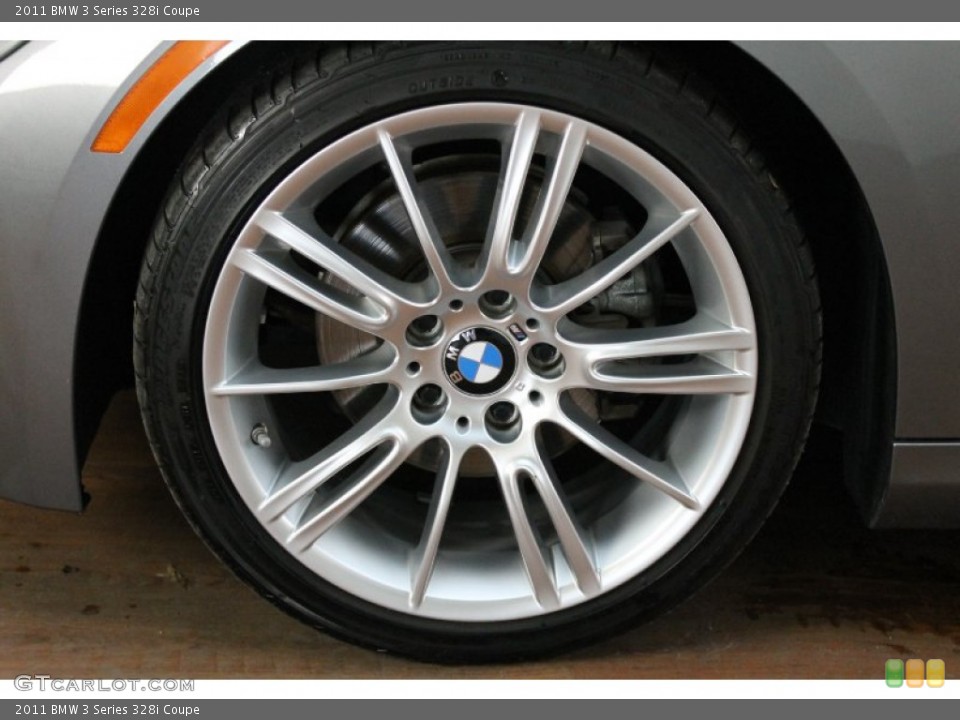 2011 BMW 3 Series 328i Coupe Wheel and Tire Photo #75027056
