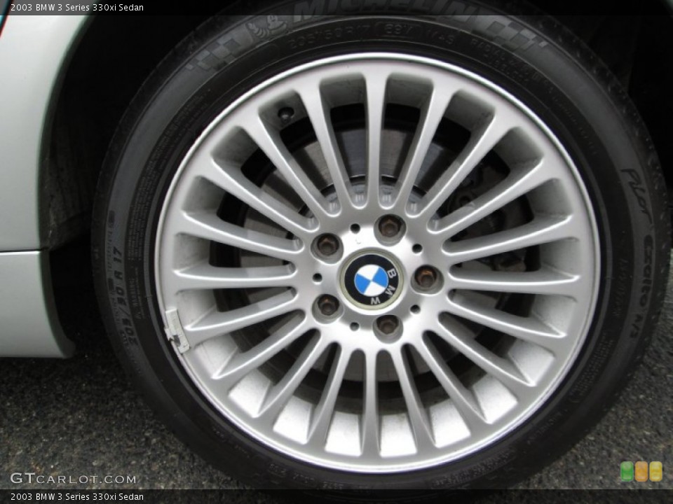 2003 BMW 3 Series 330xi Sedan Wheel and Tire Photo #75030859