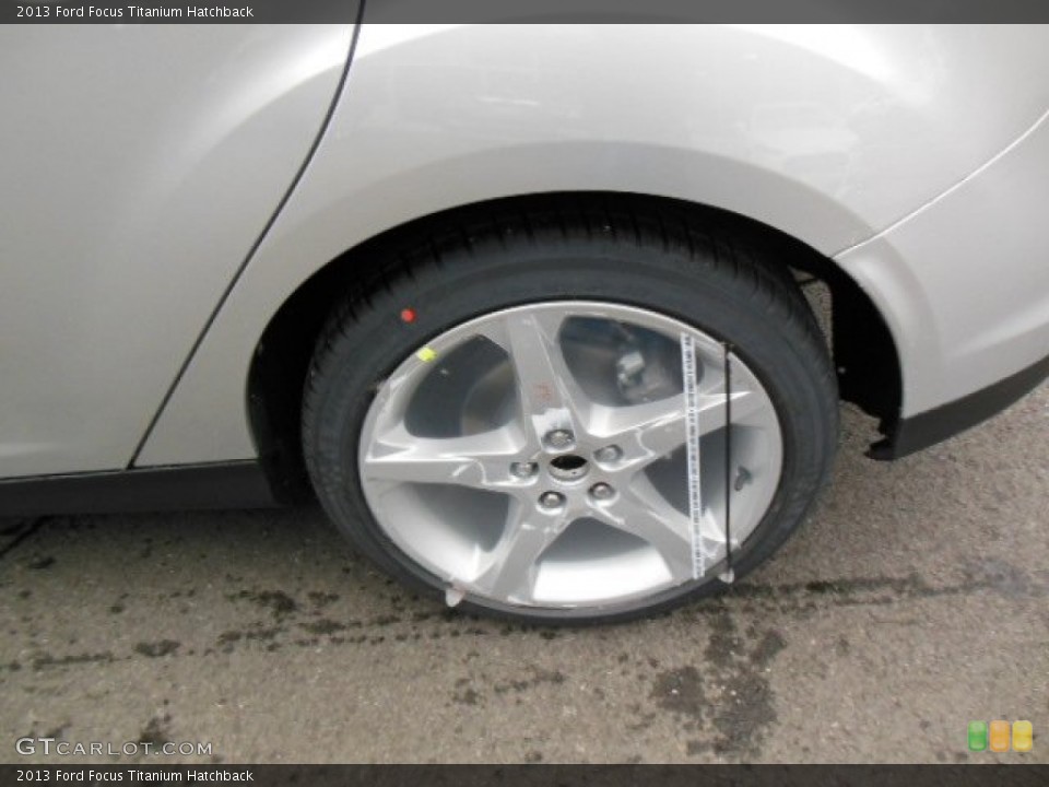 2013 Ford Focus Titanium Hatchback Wheel and Tire Photo #75032057