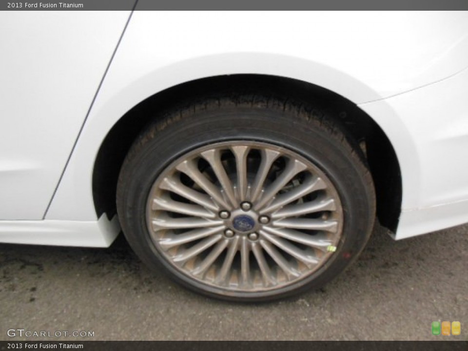 2013 Ford Fusion Titanium Wheel and Tire Photo #75032795