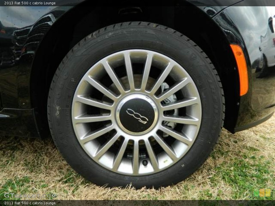2013 Fiat 500 c cabrio Lounge Wheel and Tire Photo #75039845