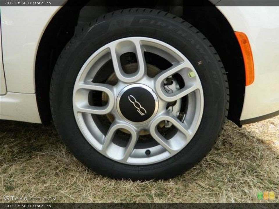 2013 Fiat 500 c cabrio Pop Wheel and Tire Photo #75040174
