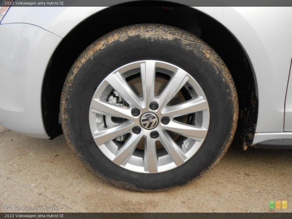 2013 Volkswagen Jetta Hybrid SE Wheel and Tire Photo #75042114
