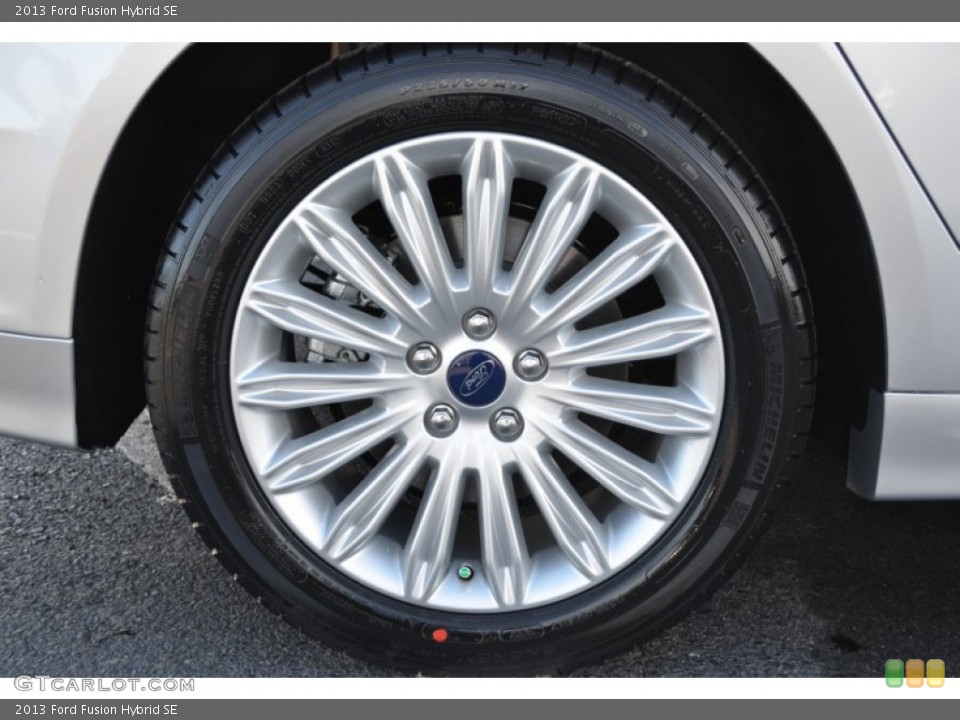 2013 Ford Fusion Hybrid SE Wheel and Tire Photo #75046553