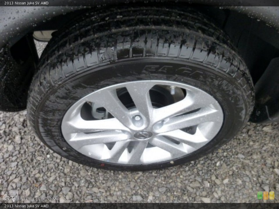 2013 Nissan Juke SV AWD Wheel and Tire Photo #75051428