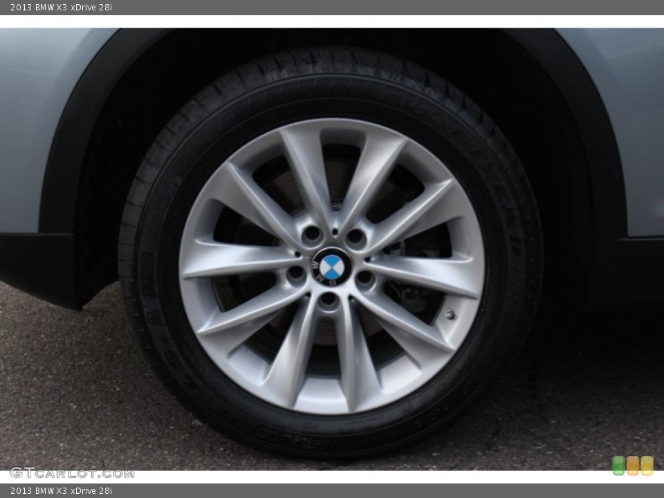 2013 BMW X3 xDrive 28i Wheel and Tire Photo #75052308