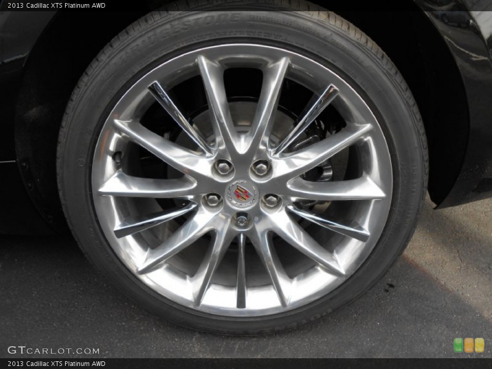 2013 Cadillac XTS Platinum AWD Wheel and Tire Photo #75053606