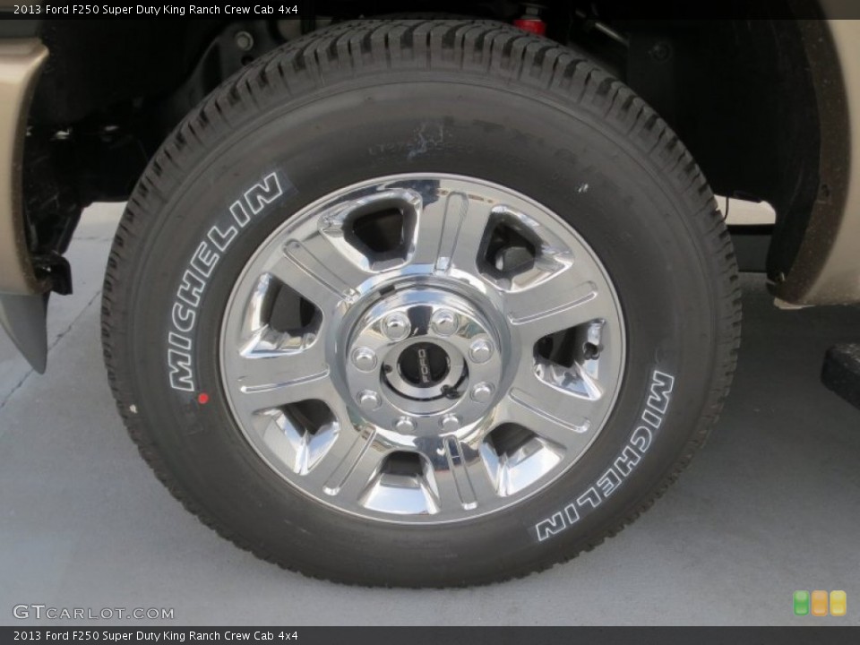 2013 Ford F250 Super Duty King Ranch Crew Cab 4x4 Wheel and Tire Photo #75057320