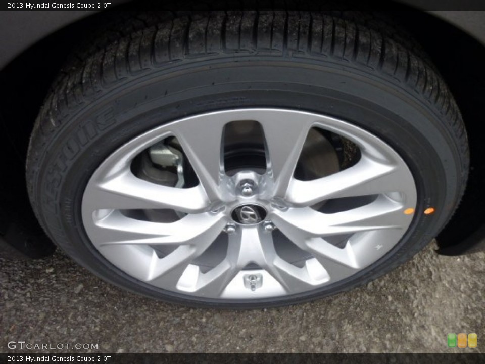 2013 Hyundai Genesis Coupe 2.0T Wheel and Tire Photo #75061400