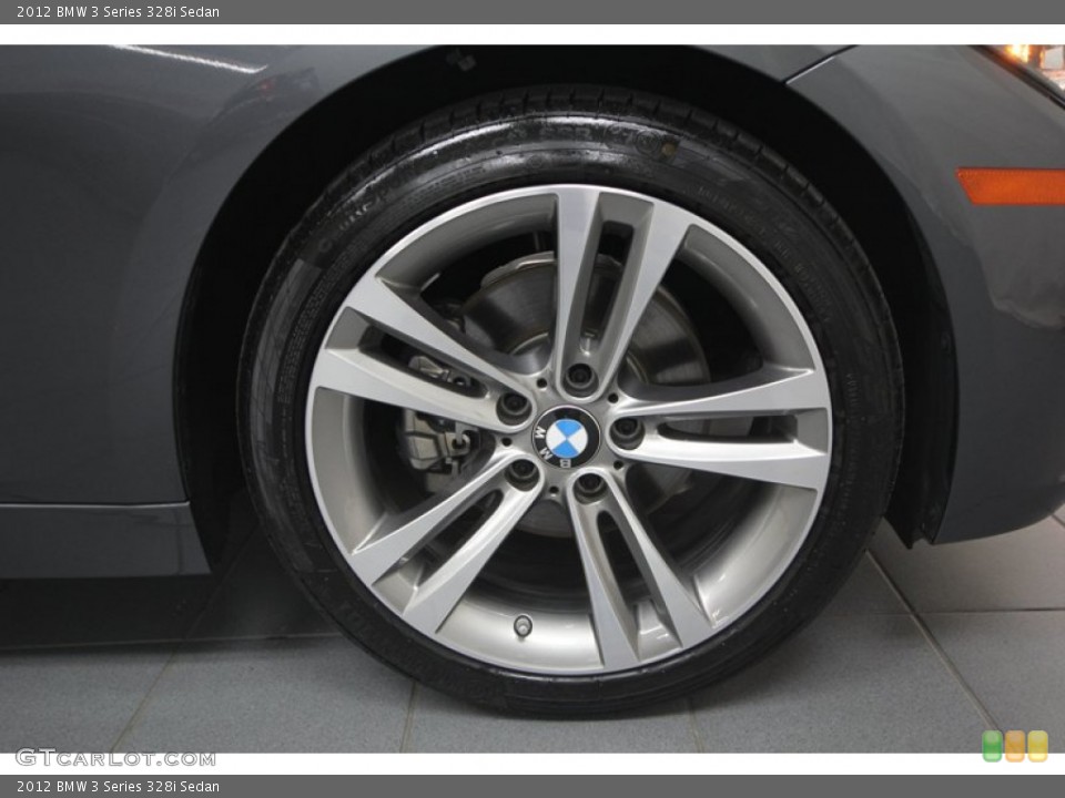 2012 BMW 3 Series 328i Sedan Wheel and Tire Photo #75073025