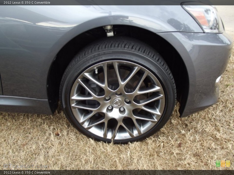 2012 Lexus IS 350 C Convertible Wheel and Tire Photo #75099243
