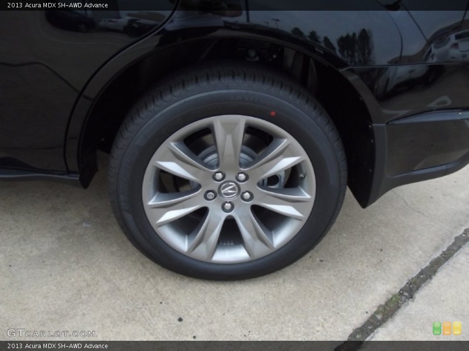 2013 Acura MDX SH-AWD Advance Wheel and Tire Photo #75101388