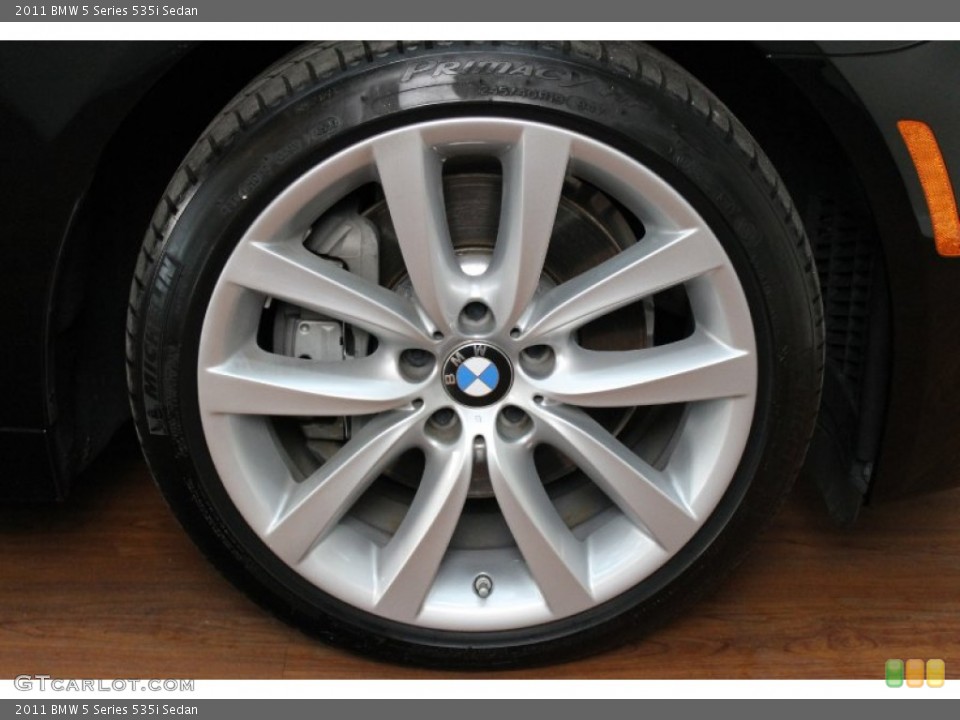 2011 BMW 5 Series 535i Sedan Wheel and Tire Photo #75110854