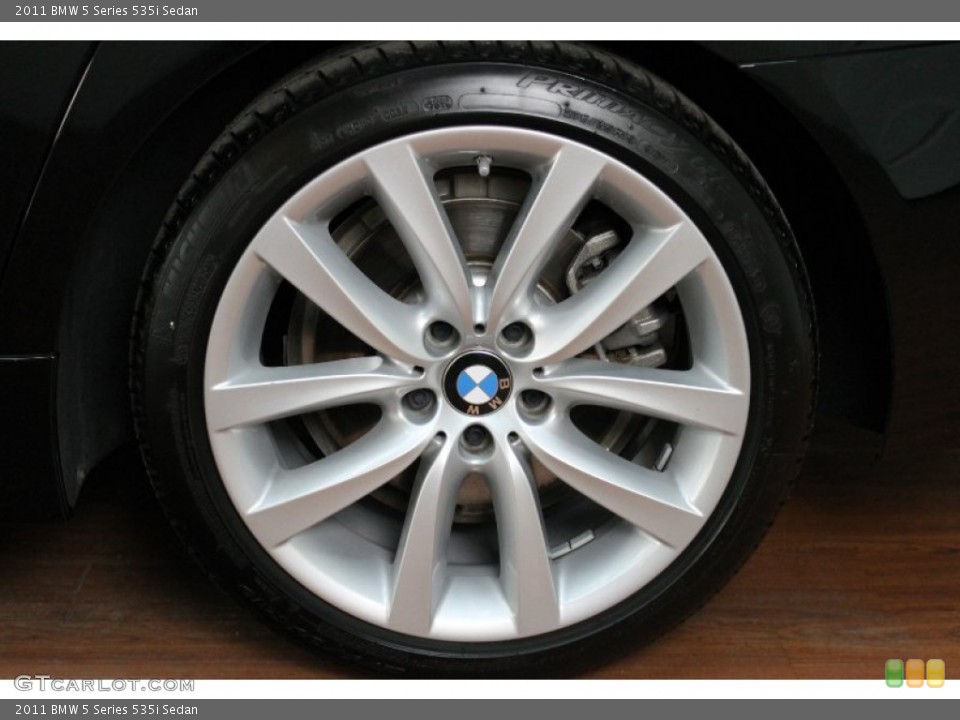 2011 BMW 5 Series 535i Sedan Wheel and Tire Photo #75110879