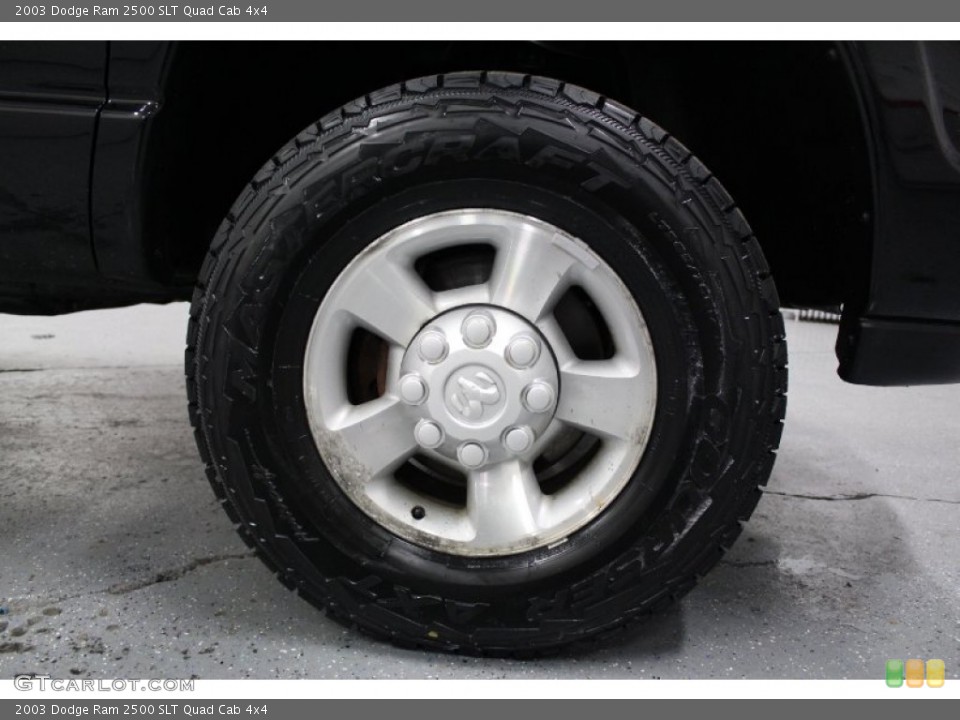 2003 Dodge Ram 2500 SLT Quad Cab 4x4 Wheel and Tire Photo #75127321