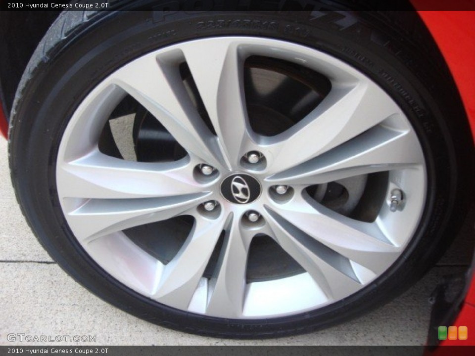 2010 Hyundai Genesis Coupe 2.0T Wheel and Tire Photo #75135582