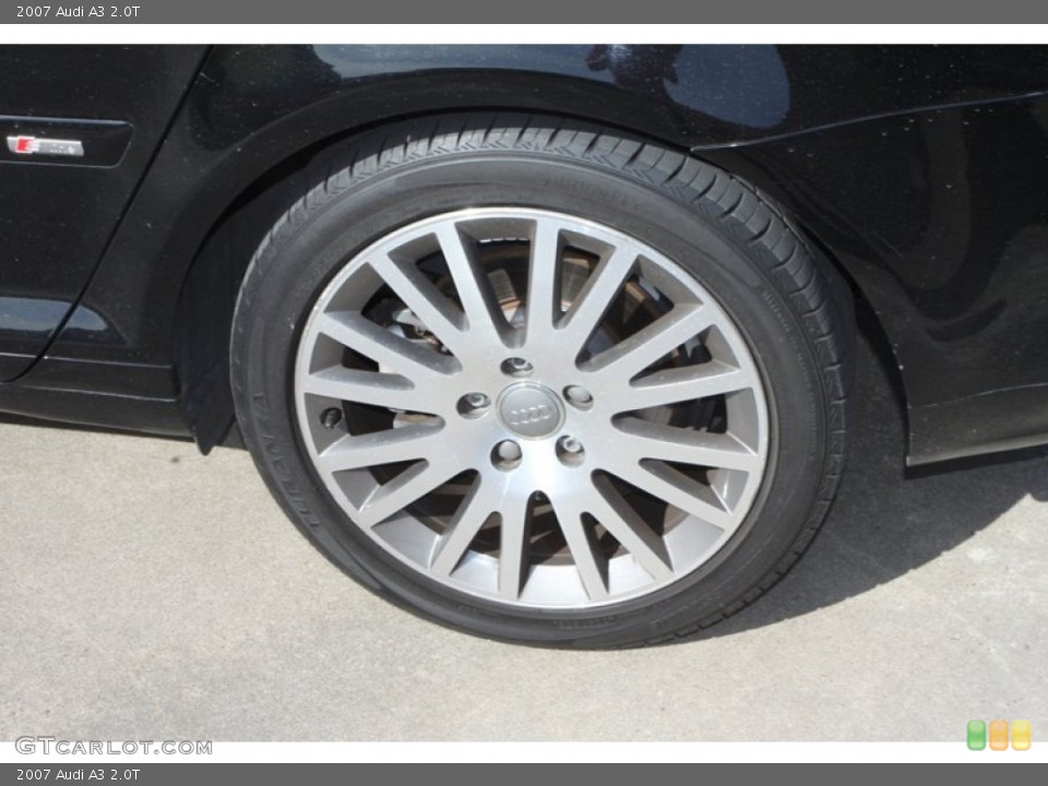 2007 Audi A3 2.0T Wheel and Tire Photo #75153685