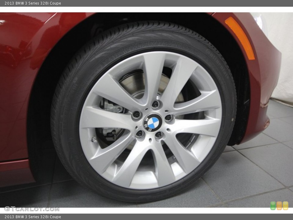 2013 BMW 3 Series 328i Coupe Wheel and Tire Photo #75155269